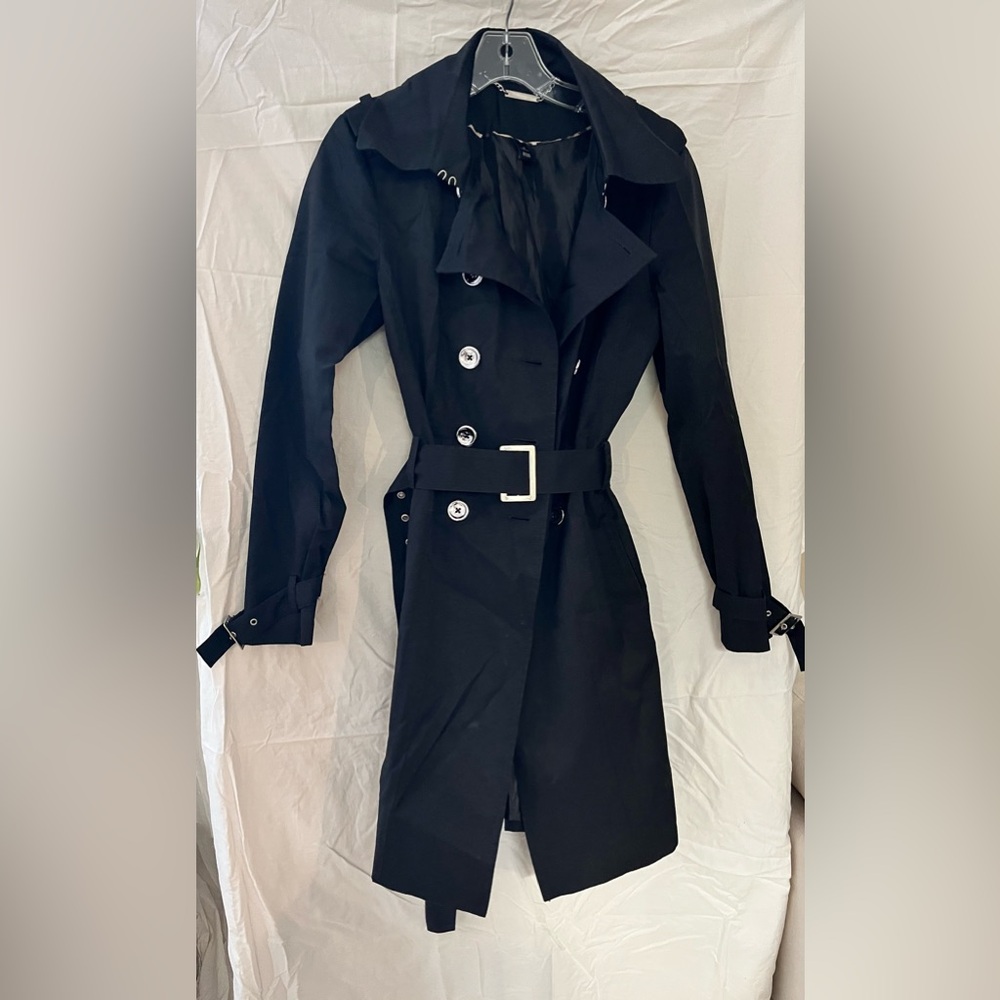 Women's Black Trench Coat